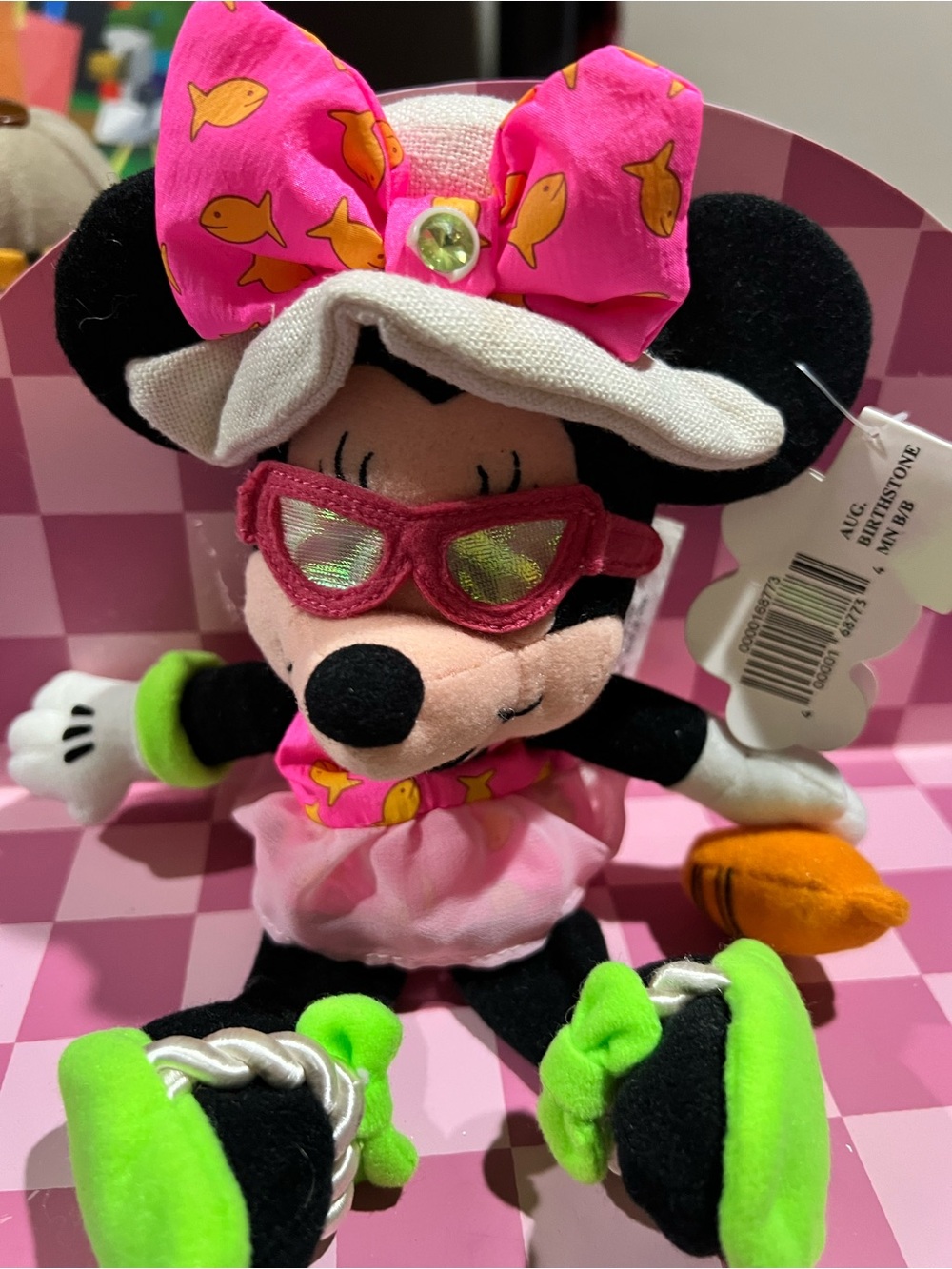 Disney plush collection Minnie, Pluto, 101 Dalmatians. They have tags
